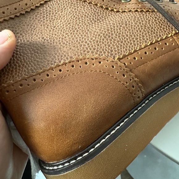 FRED PERRY BROWN SNEAKER BOOTS - Picture 3 of 7